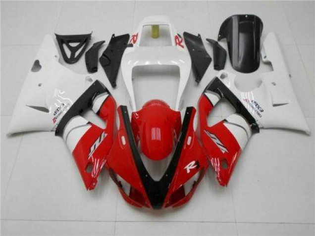 1998-1999 Red White Yamaha YZF R1 Motorcycle Replacement Fairings UK