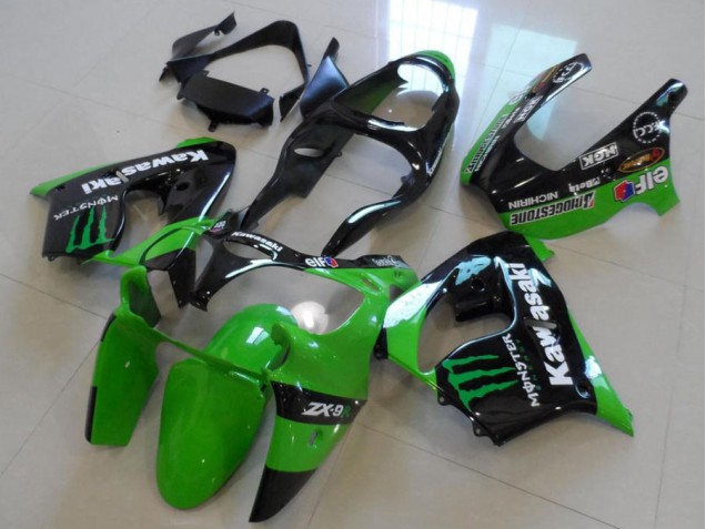 2000-2001 Green Monster Kawasaki ZX9R Motorcycle Fairings UK