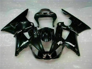 2000-2001 Black Yamaha YZF R1 Motorcycle Fairing Kit UK