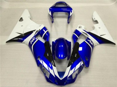 2000-2001 White Blue Yamaha YZF R1 Motorcylce Fairings UK