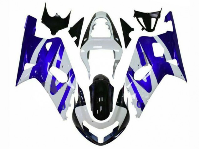 2001-2003 Blue White Suzuki GSXR 600/750 Motorcylce Fairings UK