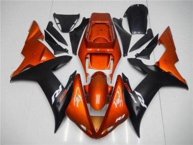 2002-2003 Orange Black Yamaha YZF R1 Bike Fairings UK