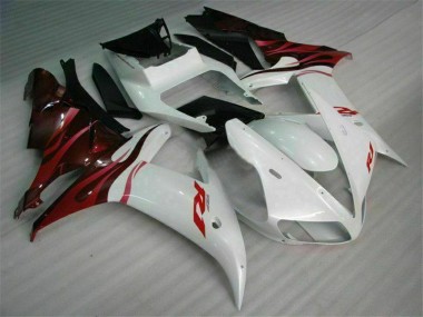 2002-2003 White Yamaha YZF R1 Bike Fairing Kit UK