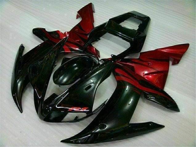 2002-2003 Black Red Yamaha YZF R1 Bike Fairing UK