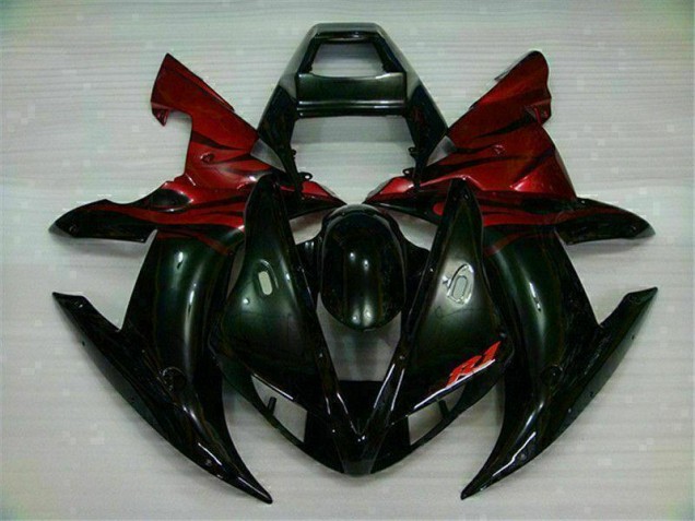 2002-2003 Black Red Yamaha YZF R1 Bike Fairing UK