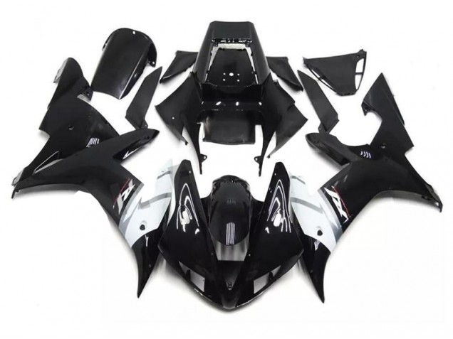 2002-2003 Black White Yamaha YZF R1 Motor Bike Fairings UK