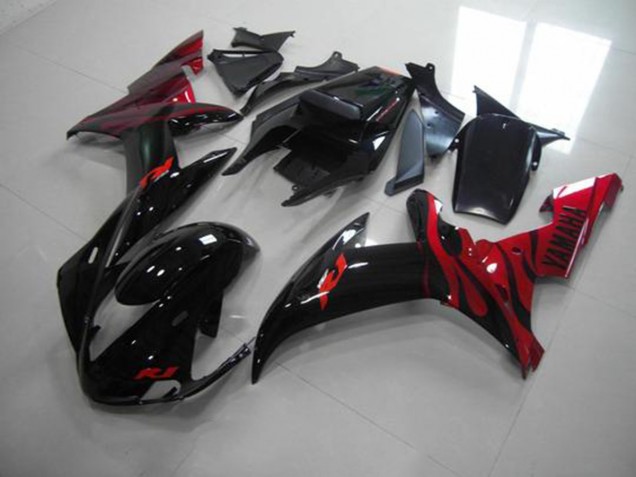 2002-2003 Black Flame Yamaha YZF R1 Motorcyle Fairings UK