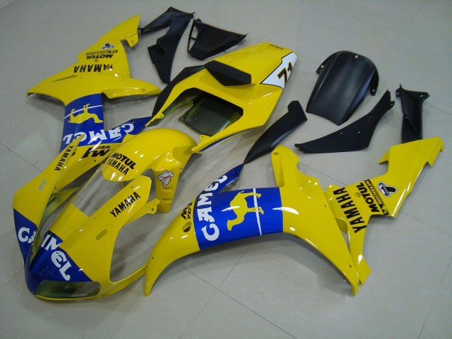 2002-2003 Blue Yellow Yamaha YZF R1 Motorcylce Fairings UK