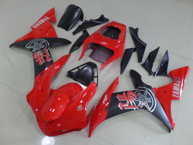 2002-2003 Matte Red Yamaha YZF R1 Motorcycle Fairing Kits UK