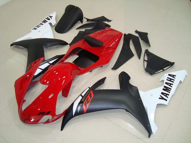 2002-2003 Matte Black Red Yamaha YZF R1 Motorbike Fairing UK