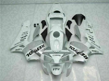 2003-2004 White Silver Repsol Honda CBR600RR Replacement Fairings UK