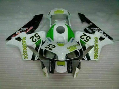 2003-2004 Green White Black Honda CBR600RR Bike Fairing Kit UK