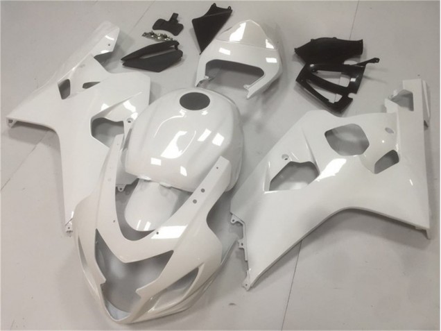 2004-2005 Glossy White Suzuki GSXR 600/750 Moto Fairings UK