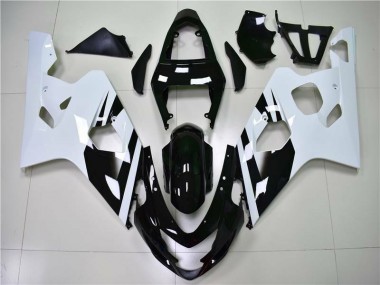 2004-2005 White Black Suzuki GSXR 600/750 Motor Fairings UK