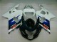 2004-2005 White Black Suzuki GSXR 600/750 Motorcycle Fairing UK