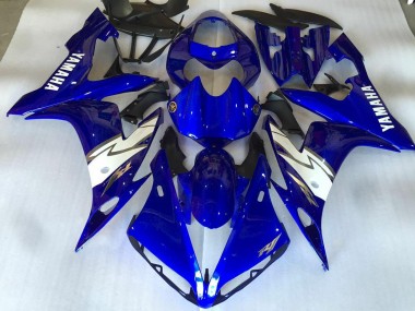 2004-2006 Glossy Blue White Yamaha YZF R1 Bike Fairing Kit UK