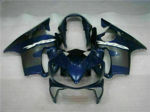 2004-2007 Blue Silver Honda CBR600 F4i Motorcycle Fairings Kit UK