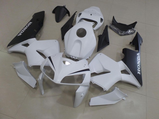 2005-2006 White Black Honda CBR600RR Motorcycle Fairings UK