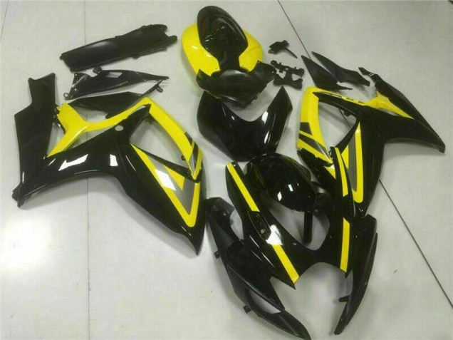 2006-2007 Black Suzuki GSXR 600/750 Replacement Fairings UK