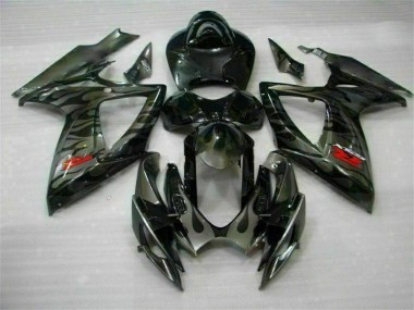 2006-2007 Black Suzuki GSXR 600/750 Motorbike Fairing UK