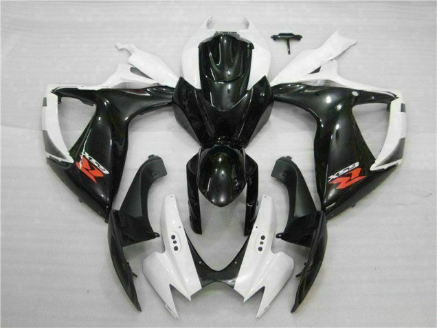 2006-2007 White Black Suzuki GSXR 600/750 Motorbike Fairing Kits UK