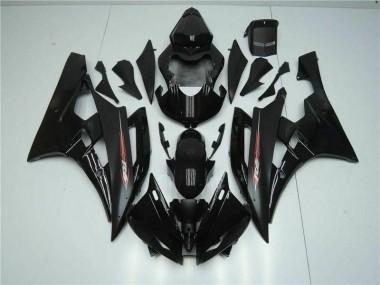 2006-2007 Black Yamaha YZF R6 Motorbike Fairings UK