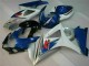 2007-2008 Blue White Suzuki GSXR 1000 K7 Bike Fairings UK