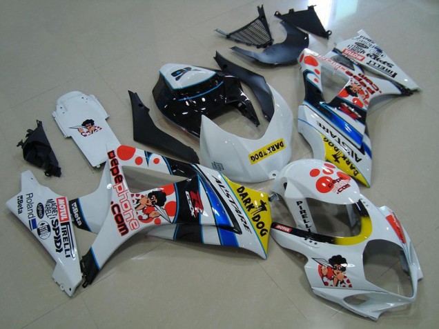 2007-2008 Pepe Phone Suzuki GSXR 1000 K7 Motorcycle Fairings UK