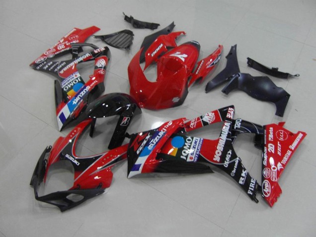 2007-2008 Red Suzuki GSXR 1000 K7 Motorcycle Fairing UK