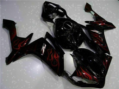 2007-2008 Black Yamaha YZF R1 Motorcylce Fairings UK