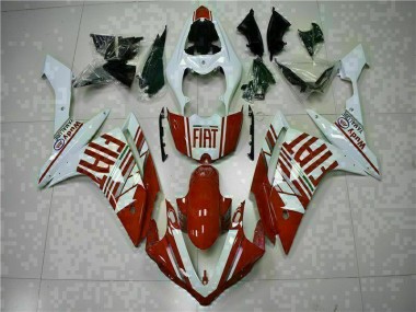 2007-2008 Red White Yamaha YZF R1 Motorcycle Fairings UK