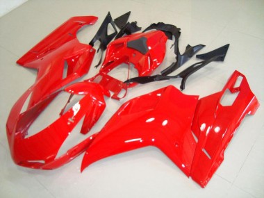 2007-2014 Red Ducati 848 1098 1198 Motorbike Fairing Kits UK