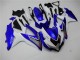 2008-2010 White Blue Suzuki GSXR 600/750 Motorbike Fairings UK