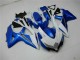 2008-2010 Blue White Suzuki GSXR 600/750 Bike Fairing UK