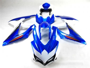 2008-2010 Blue White Suzuki GSXR 600/750 Bike Fairings UK