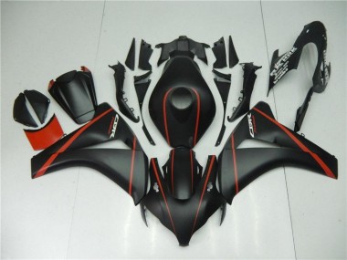 2008-2011 Matte Black Red Honda CBR1000RR Motorcycle Fairing UK