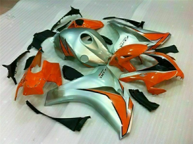 2008-2011 Silver Orange Honda CBR1000RR Bike Fairings UK