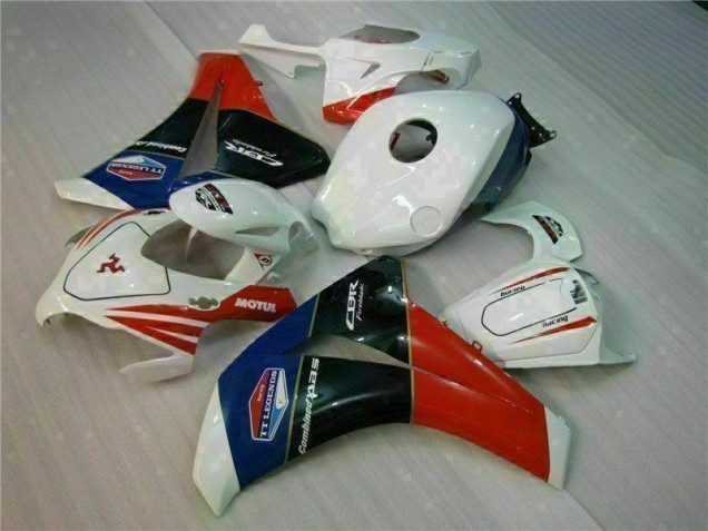 2008-2011 Red White Honda CBR1000RR Bike Fairing Kit UK