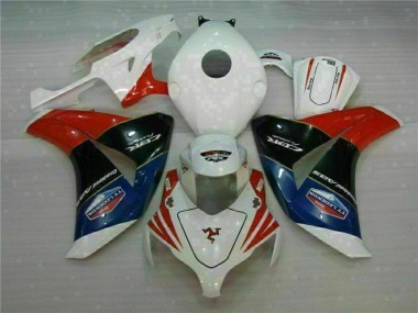 2008-2011 Red White Honda CBR1000RR Bike Fairing Kit UK