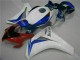 2008-2011 White Blue Honda CBR1000RR Motorcycle Fairings Kits UK