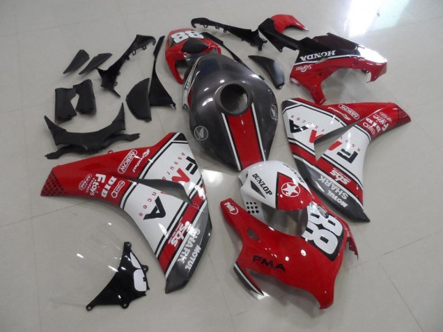 2008-2011 Red and Grey Fma Honda CBR1000RR Motorbike Fairing UK