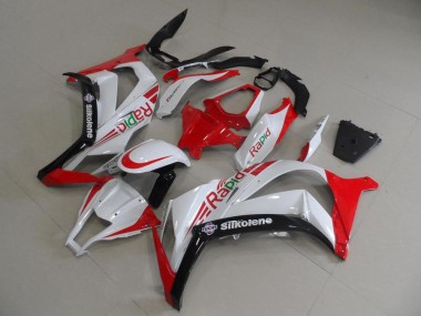 2011-2015 Red and White Rapid Kawasaki ZX10R Motorcylce Fairings UK