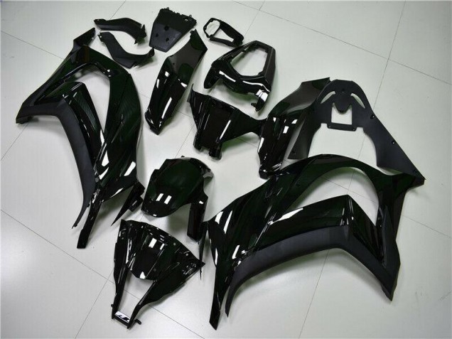 2011-2015 Glossy Black Kawasaki ZX10R Moto Fairings UK