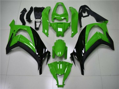 2011-2015 Green Black Kawasaki ZX10R Replacement Fairings UK