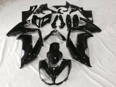 2012-2016 Glossy Black Kawasaki EX650 Motor Bike Fairings UK