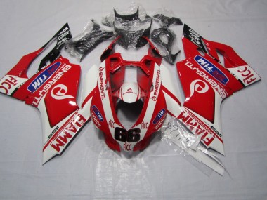 2011-2014 Red FIAMM FICC Ducati 1199 Motorbike Fairing UK