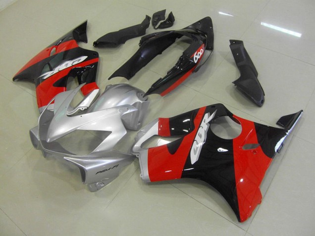 2004-2007 Black Red Silver Honda CBR600 F4i Motorcycle Fairing UK