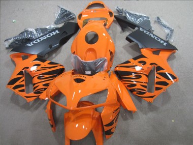 2005-2006 Orange Black Honda CBR600RR Motorbike Fairings UK