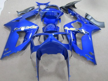 2003-2004 Blue 636 Kawasaki ZX6R Motorcycle Fairing Kits UK