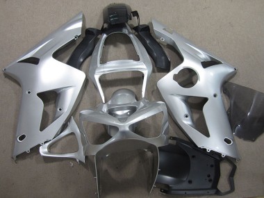 2003-2004 Silver Kawasaki ZX6R Motorcycle Fairings Kit UK